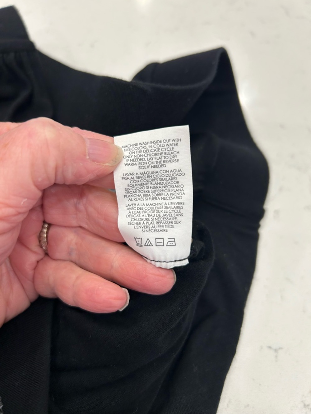 CAbi Black Draped Wrap-Front Maxi Skirt - Picture 6 of 8